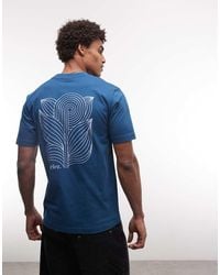 Parlez - Short Sleeve Astor T-shirt With Back Graphic - Lyst