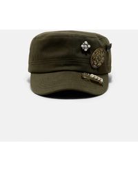 Stradivarius - Cap mit perlen - Lyst