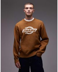 Dickies - Ruston Knitted Jumper With Large Front Horsehoe Logo - Lyst