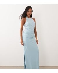 Forever New - Maxi Jurk Met Halternek En Gedrapeerde Taille - Lyst