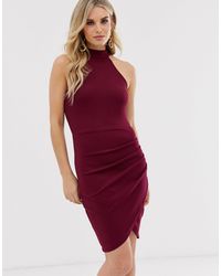 AX Paris Bodycon-jurk Met Racerback - Rood