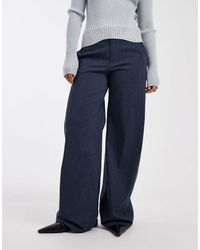 Collusion - Bengaline Getailleerde Broek Met Lage Taille - Lyst