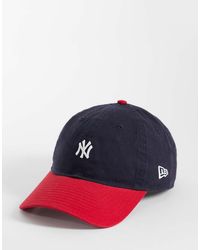 KTZ - Ny Yankees 9twenty Mini Logo Contrast Peak Cap - Lyst