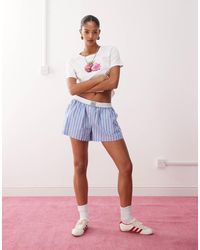 Monki - – boxershorts mit streifen - Lyst