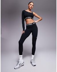 Nike - Pro 365 Mesh Panel 7/8 Leggings - Lyst