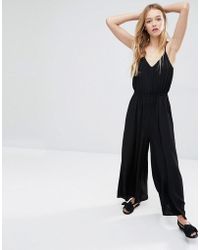 weekday jumpsuit black