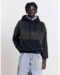 Pull&Bear - Sweat à capuche délavé - Lyst
