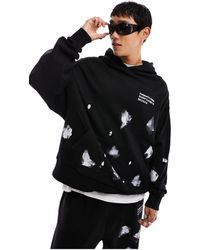 Collusion - Hoodie With Hand Paint Splatter - Lyst