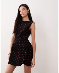 Nobody's Child - Cord Polka Dot Mini Pinafore Dress - Lyst