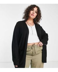 ONLY - Longline Cardigan - Lyst