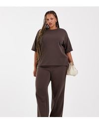 Vero Moda - Tie Waist Wide Leg joggers Co-ord - Lyst