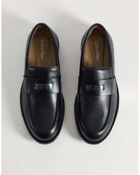 Calvin Klein - Jeans Leather Loafer - Lyst