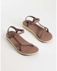 Teva - Original Universal Slim Lea Sandals - Lyst