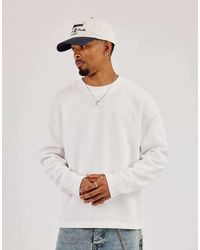 CERNUCCI - Long Sleeve Waffle Embroidered Boxy T-Shirt - Lyst