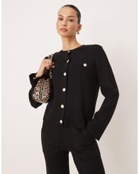 Y.A.S - Knitted Button Front Cardigan Co-ord - Lyst