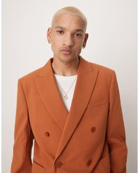 ASOS - Slim Double Breasted Suit Jacket - Lyst