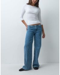 Mango - Teen Low Rise Straight Jean - Lyst