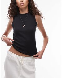 TOPSHOP - Slim Tank Top - Lyst