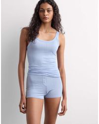 Intimissimi - Soft Lounge Short Ribbed Modal Pyjamas - Lyst