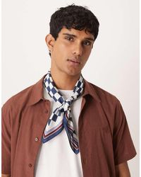 Prohibited - Checkered Scarf - Lyst