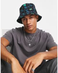 Bolongaro Trevor Bucket Hat Met Bloemenprint - Grijs