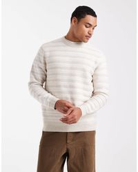 Only & Sons - Regular Fit Crew Neck Open Knit Jumper - Lyst
