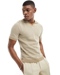 Only & Sons - Short Sleeve Knitted Polo - Lyst