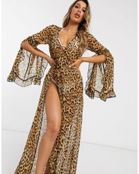 beach maxi kimono