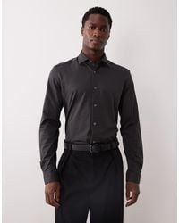 Mango - Slim Fit Crease Resistant Cotton Mix Shirt - Lyst