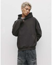 Pull&Bear - Boxy Hooded Sweatshirt - Lyst