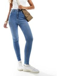 Miss Selfridge - Skinny High Waist Jeans - Lyst