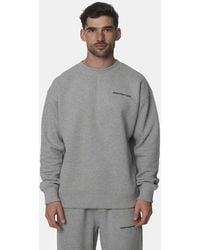 Good For Nothing - Oversized Cotton Rich Fleece Crewneck Sweatshirt - Lyst