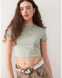 Collusion - Short Sleeve Super Crop T-shirt - Lyst