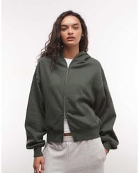 Collusion - Zip Through Boxy Hoodie - Lyst