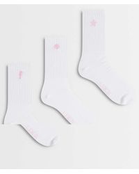 JJXX - 3 Pack Ankle Socks With Seaside Embroidery - Lyst