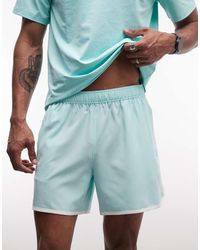 4505 - Retro Woven 13cm Side Stripe Sprinter Shorts With Zip Pockets - Lyst