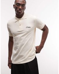 Prohibited - Hampton Knitted Polo Shirt - Lyst