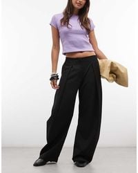 Monki - Tailored Pleated Balloon Trousers - Lyst