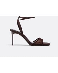 Stradivarius - Stiletto Heel Mesh Sandals - Lyst