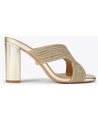 Carvela Kurt Geiger - Paparazzi Block Heeled Sandals - Lyst