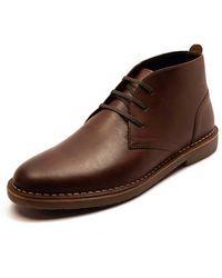 OFF THE HOOK - Botines Chukka De Estilo Casual Con Cordones De Ante Sahara De -Marrón - Lyst