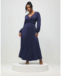 Yours Clothing - Long Sleeve Maxi Dress - Lyst