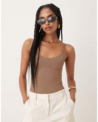 ASOS - Seamless Cami Bodysuit - Lyst