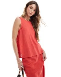 ASOS - Singlet With Scoop Back - Lyst