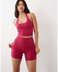 4505 - Hourglass Active Waist Snatching High Rise 5"" legging Short - Lyst