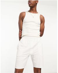 Calvin Klein - – schlaf-shorts aus baumwolle - Lyst