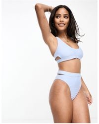Nike - Icon Cutout High Waist Bikini Bottoms - Lyst