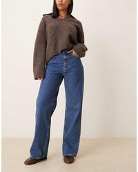 ASOS - Circular Design Collection Wide Leg Dad Jeans - Lyst