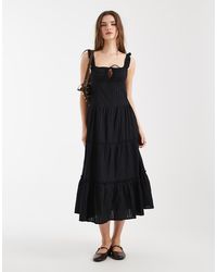 Cotton On - Skye Corset Detailing Midi Dress - Lyst
