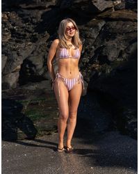 Daisy Street - X Molly Mcfarlane Tie Side Bikini Bottoms - Lyst